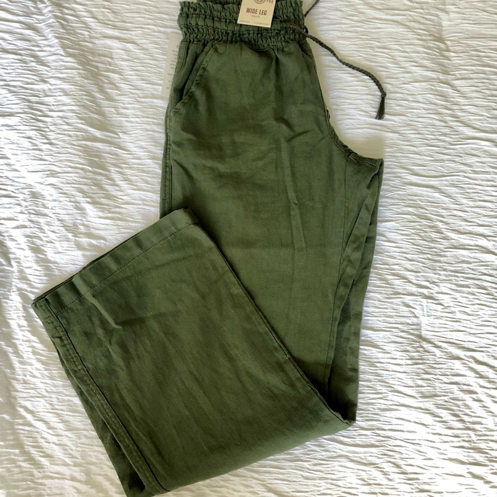 🆕 SO Wide Leg Linen Pants
